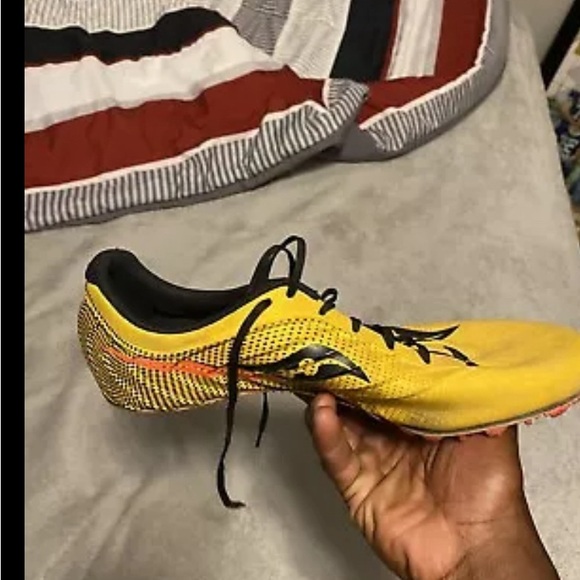 Used track spikes. Size M 10.5 W 12.5. - Picture 5 of 5